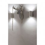 148063 SLV PLASTRA CURVE LED светильник настенный с LED 2x 2.2Вт (6.6Вт), 3000К, 200лм, белый гипс