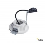 SLV 148070 PLASTRA Downlight, GU10, rund, weisser Gips