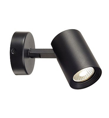 SLV 148500 DEBASTO Deckenleuchte, single, 8W, 3000K, schwarz