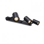 SLV 148520 DEBASTO TRIPLE светильник накладной с 3-мя COB LED по 7Вт (21.5Вт), 3000K, 1100lm, черный