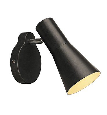 SLV 148530 TROMP, Wandleuchte, schwarz, GU10