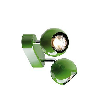 SLV 149075 LIGHT EYE 2 GU10 Wand- und Deckenleuchte, farngr?n, GU10, max. 2x50W