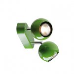 SLV 149075 LIGHT EYE 2 GU10 Wand- und Deckenleuchte, farngr?n, GU10, max. 2x50W