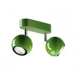 SLV 149075 LIGHT EYE 2 GU10 Wand- und Deckenleuchte, farngr?n, GU10, max. 2x50W