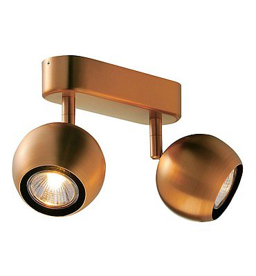 SLV 149079 LIGHT EYE 2 GU10 Wand- und Deckenleuchte, kupferfarben, GU10, max. 2x50W