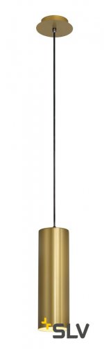 SLV 149387 ENOLA Pendelleuchte, rund, goldfarben, E27, max. 60W