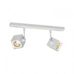 SLV 151171 ALTRA DICE 2 Deckenleuchte, eckig, weiss, 2xGU10, max. 2x50W