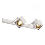 SLV 151171 ALTRA DICE 2 Deckenleuchte, eckig, weiss, 2xGU10, max. 2x50W