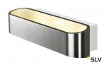 SLV 151275 ASSO LED 300 Wandleuchte, oval, alu brushed, 2x5W, 3000K