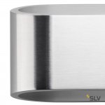 SLV 151275 ASSO LED 300 Wandleuchte, oval, alu brushed, 2x5W, 3000K