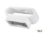 SLV 151311 ASSO LED Wandleuchte, oval, weiss, 5W LED, 3000K