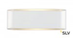 SLV 151311 ASSO LED Wandleuchte, oval, weiss, 5W LED, 3000K