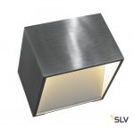 SLV 151325 LOGS IN Wandleuchte, eckig, aluminium brushed, 5W LED, 3000K