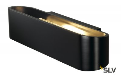 SLV 151410 OSSA R7s 300 Wandleuchte, oval, matt black, R7s 118mm, max. 120W, up/down