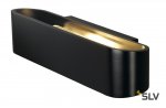 SLV 151410 OSSA R7s 300 Wandleuchte, oval, matt black, R7s 118mm, max. 120W, up/down
