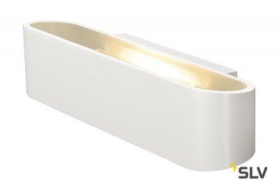 SLV 151411 OSSA R7s 300 Wandleuchte, oval, weiss, R7s 118mm, max. 120W, up/down