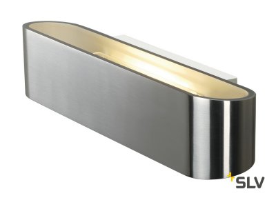 SLV 151416 OSSA R7s 300 Wandleuchte, oval, alu brushed, R7s 118mm, max. 120W, up/down