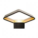 SLV 151700 CARISO LED Wandleuchte 1, schwarz/ messing, 7,5W LED, 3000K