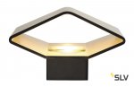 SLV 151710 CARISO LED Wandleuchte 2, schwarz/ messing, 7,5W LED, 3000K