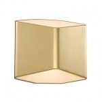 SLV 151713 CARISO LED Wandleuchte 2, messing, 7,5W LED, 3000K