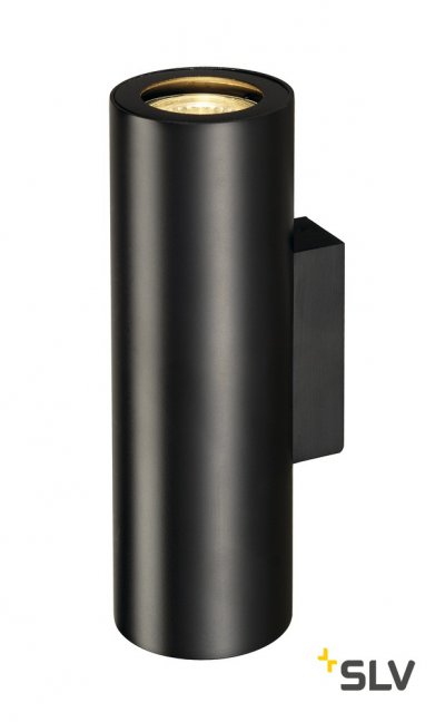 SLV 151800 ENOLA_B UP/DOWN Wandleuchte, mattschwarz, 2xGU10, max. 50W