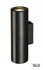 SLV 151800 ENOLA_B UP/DOWN Wandleuchte, mattschwarz, 2xGU10, max. 50W