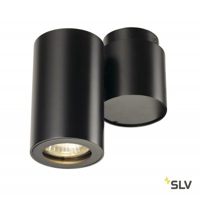 SLV 151820 ENOLA_B SPOT single, Wand- Deckenleuchte, mattschwarz, GU10, max. 50W SLV 151820 ENOLA_B SPOT single, Wand- Deckenleuchte, mattschwarz, GU10, max. 50W