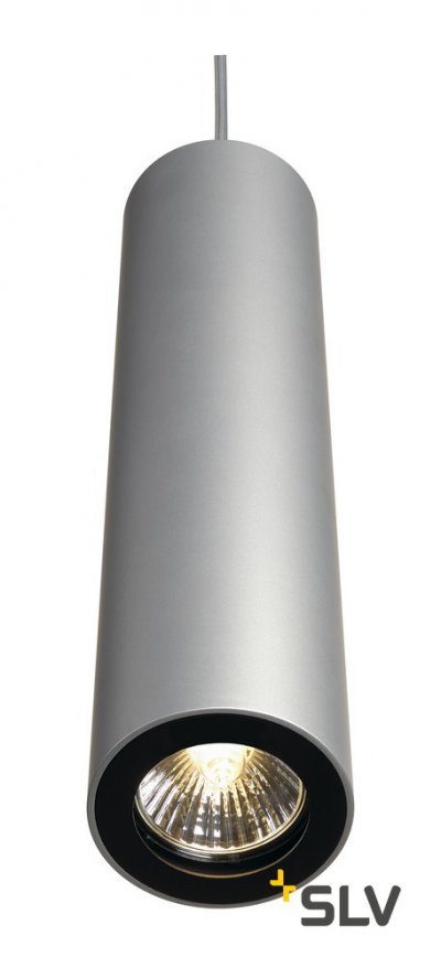 SLV 151854 ENOLA_B Pendelleuchte, PD-1, silbergrau/schwarz, GU10, max. 50W