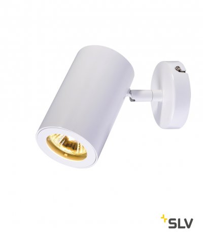 SLV 152011 ENOLA_B Wand- und Decken- leuchte single, weiss, GU10, max. 50W