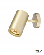 SLV 152013 ENOLA_B Wand- und Decken- leuchte single, messing, GU10, max. 50W
