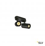 SLV 152020 ENOLA_B Wand- und Decken- leuchte double, mattschwarz, 2xGU10, max. 50W