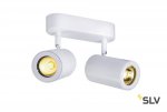 SLV 152021 ENOLA_B Wand- und Decken- leuchte double, weiss, 2xGU10, max. 50W