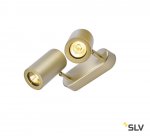 SLV 152023 ENOLA_B Wand- und Decken- leuchte double, messing, 2xGU10, max. 50W