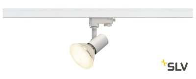 SLV 152201 E27 SPOT, weiss, max. 75W inkl. 3P.-Adapter