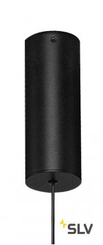 SLV 152370 UBA Pendant, Pendelleuchte, rund, schwarz, 9W LED, 3000K