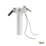 SLV 152381 MILAN Single Spot, Deckenein- bauleuchte, Rosette flach, weiss, 7,5W LED, 3000K,