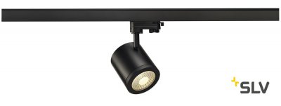 SLV 152430 ENOLA_C 9 Spot, rund, schwarz, 9W, 3000K, 55°, inkl. 3P.-Adapter