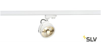 SLV 152611 KALU TRACK QPAR111 Leuchten- kopf, weiss, inkl. 3P.-Adapter SLV 152611 KALU TRACK QPAR111 Leuchten- kopf, weiss, inkl. 3P.-Adapter