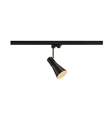 SLV 152630 TROMP, Lampenkopf, schwarz, GU10, inkl. 3P.-Adapter SLV 152630 TROMP, Lampenkopf, schwarz, GU10, inkl. 3P.-Adapter