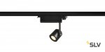 SLV 152660 SUPROS 78 Track LED, rund, schwarz, 3000K, 60° Linse, inkl. 3P.-Adapter