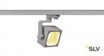 SLV 152764 EURO CUBE Spot, silbergrau, 90°, 3000K, CRI90, inkl. 3P.-Adapter