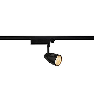SLV 153250 TURBINE SPOT LED, schwarz, 35W, 3000K, inkl. 3P-Adapter