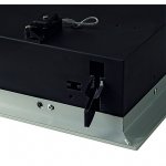 SLV 154642 AIXLIGHT FLAT TRIPLE ES111 Deckeneinbauleuchte, chrom / mattschwarz, 3xGU10, max. 75W