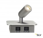 SLV 155104 NAPIA Wandleuchte, aluminium- geb?rstet