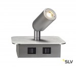 SLV 155104 NAPIA Wandleuchte, aluminium- geb?rstet