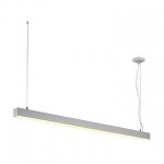 SLV 155134 Q-LINE SINGLE LED, Pendel- leuchte, DALI dimmbar, 1500mm, silber