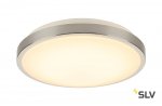 SLV 155156 CORONA LED, Deckenleuchte, rund, 3000k, alu geb?rstet
