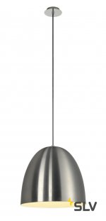SLV 155475 PARA CONE 40 Pendelleuchte, rund, alu-geb?rstet, E27, max. 60W