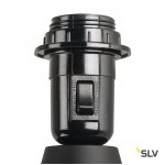 SLV 155490 FENDA E27 Stehleuchte, mattschwarz, ohne Schirm
