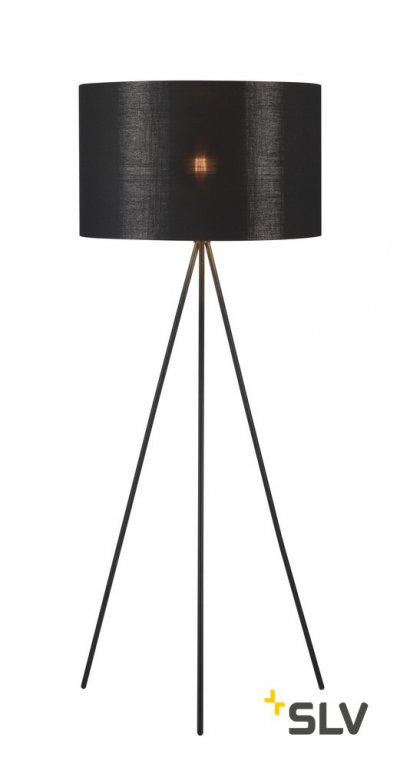 SLV 155490 FENDA E27 Stehleuchte, mattschwarz, ohne Schirm